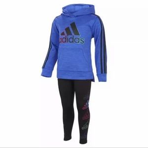 adidas Girls' Kids' 2-piece Active Set - BLUE